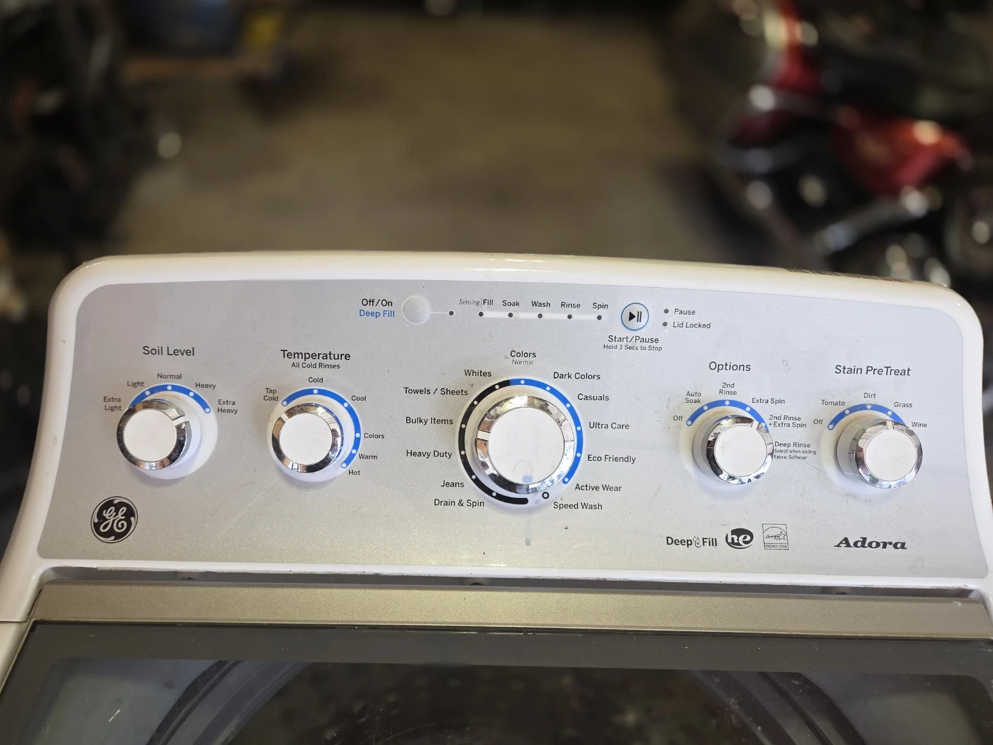 GE Adora Top Load Washing Machine