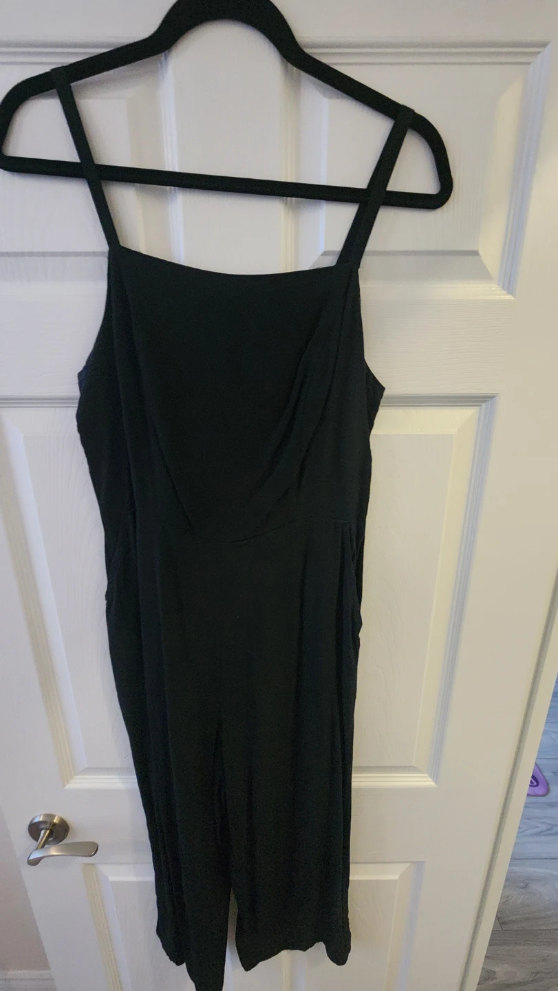 Black Spaghetti Strap Jumpsuit - photo 3