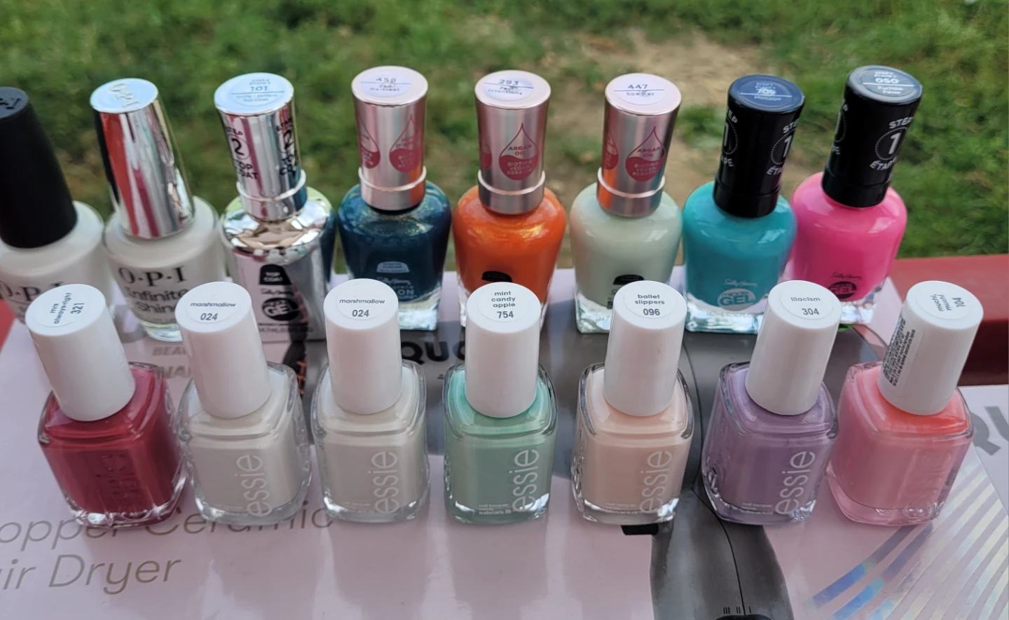 OPI Nail Lacquer and Assorted Nail Polish Lot