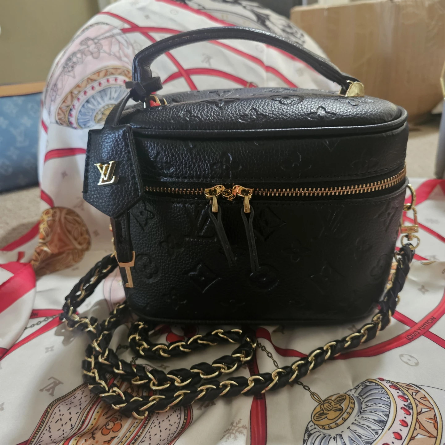 Louis Vuitton Black Monogram Vanity Bag - photo 2