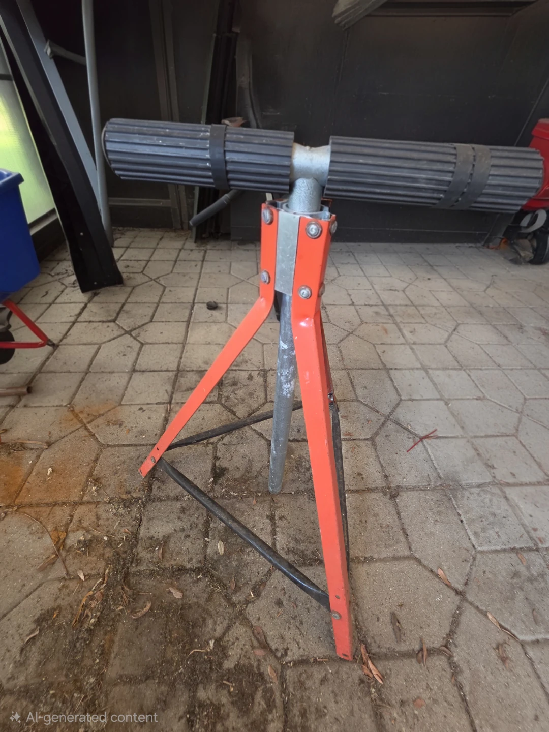 Roller Head Pipe Stand