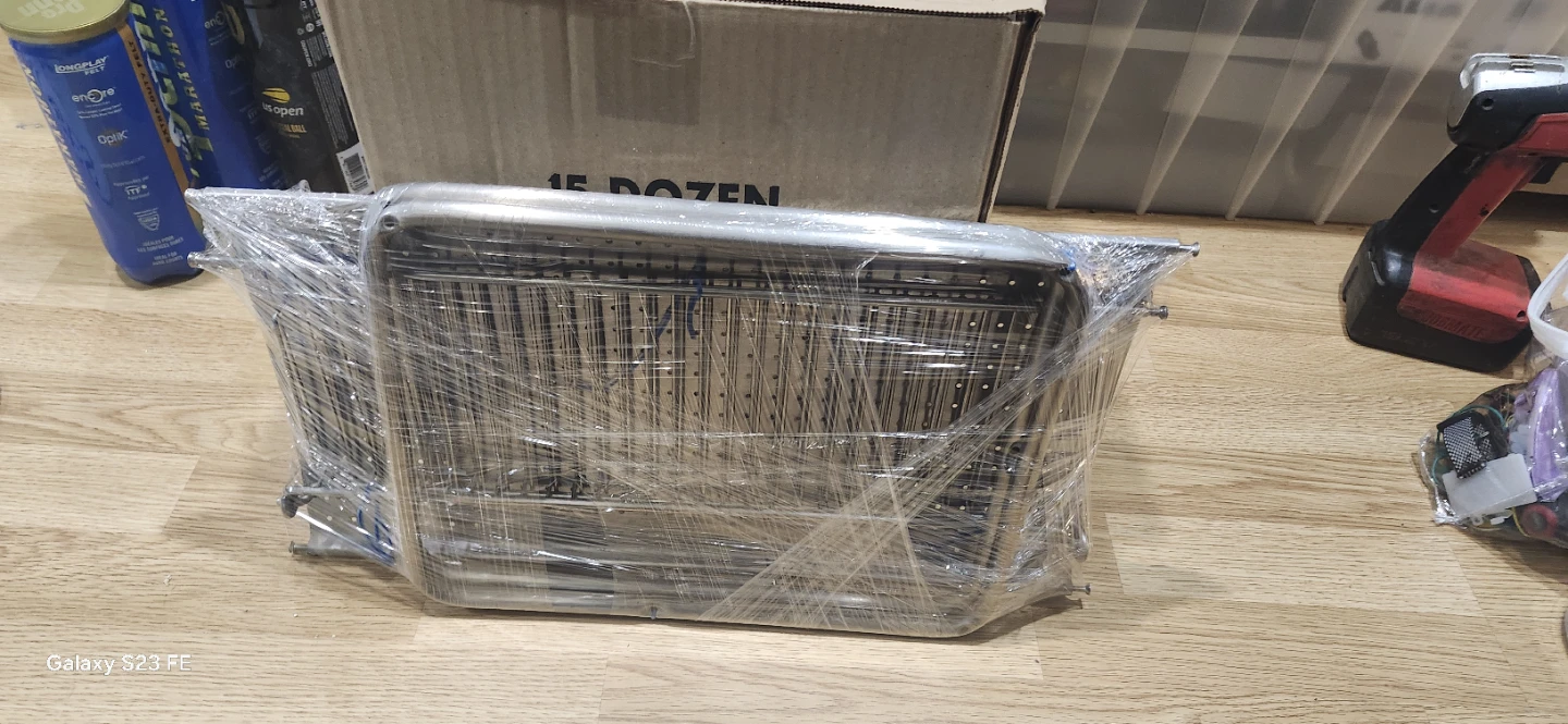 Metal Dish Rack and Drip Tray.  The price is firm final - photo 2