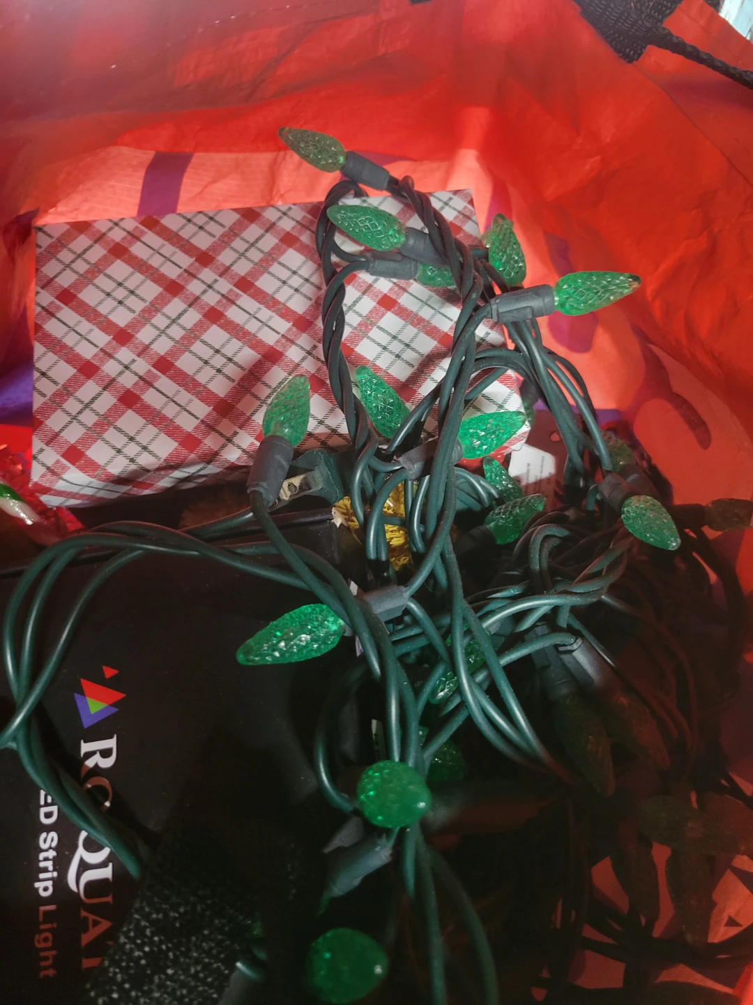 Green LED String Lights