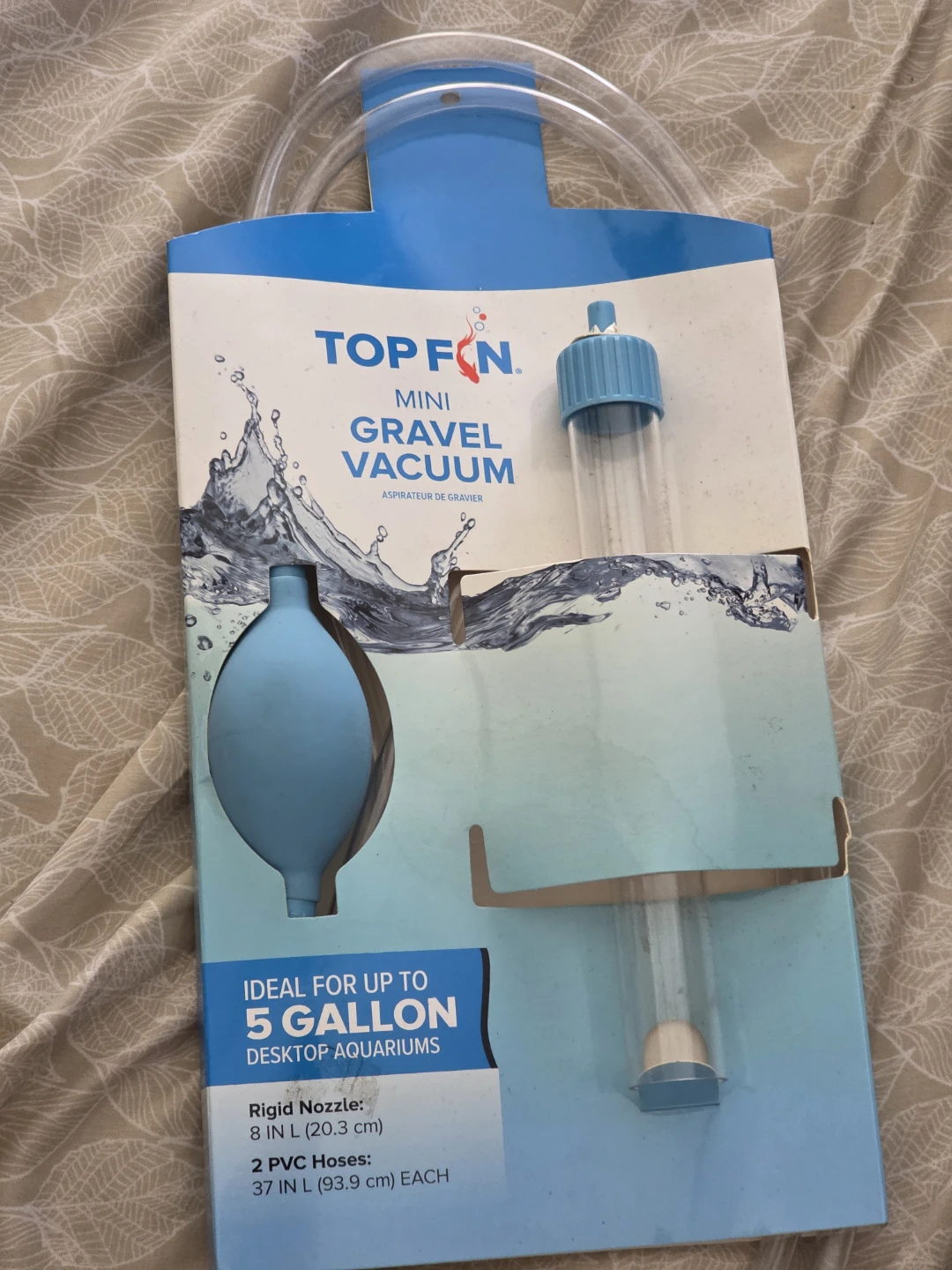 TOP FIN Mini Gravel Vacuum Aquarium Cleaner
