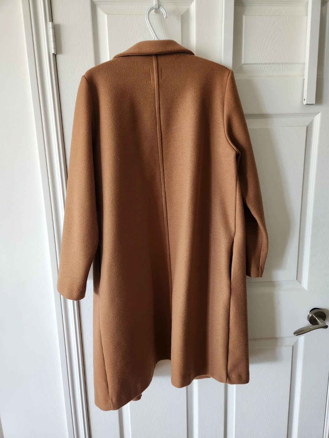Zara Camel Lapel Coat - XL - photo 2