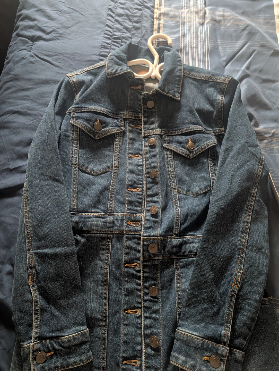 Bootlegger Denim Jacket Dress Size M - photo 2