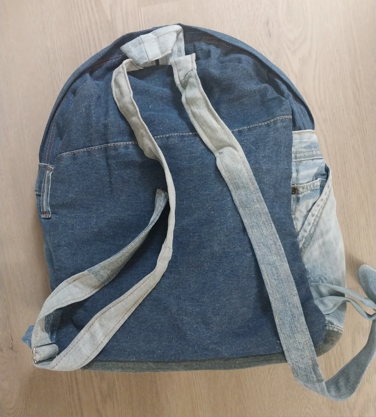 Upcycled Denim Backpack - photo 2