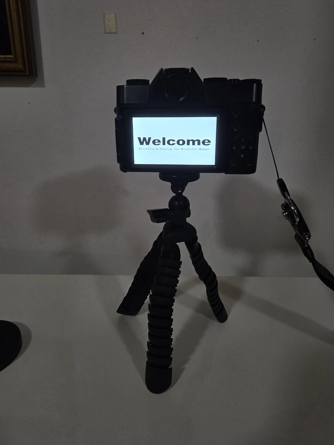 Black Digital Camera with Mini Tripod - photo 3