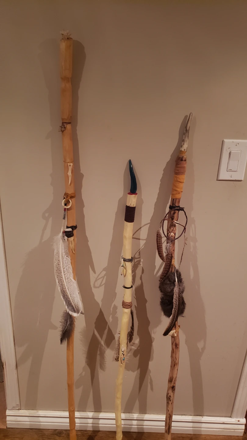 Hiking sticks handmade - photo 2