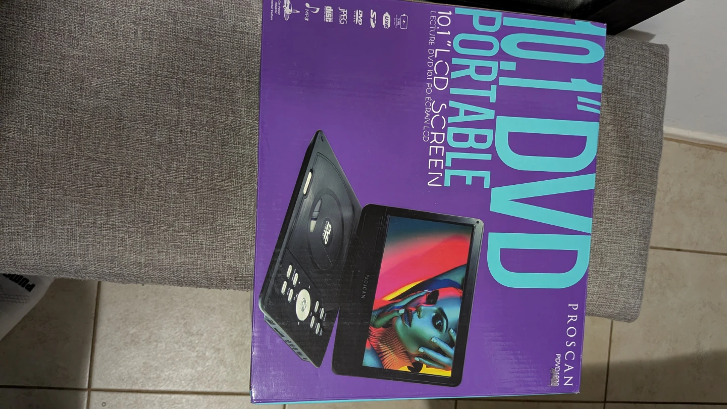 Proscan 10.1" Portable DVD Player