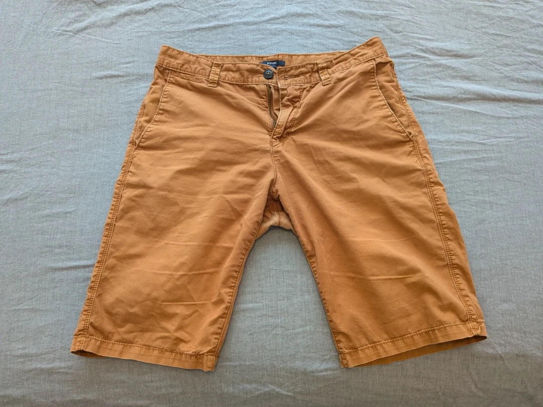 KIABI Men's Shorts - Orange, Size 38