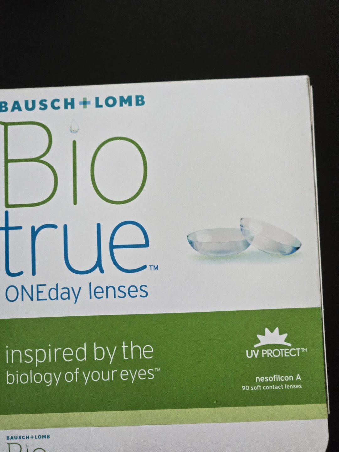 (88ea.)Bausch + Lomb Bio true ONEday contacts Lenses +3.50