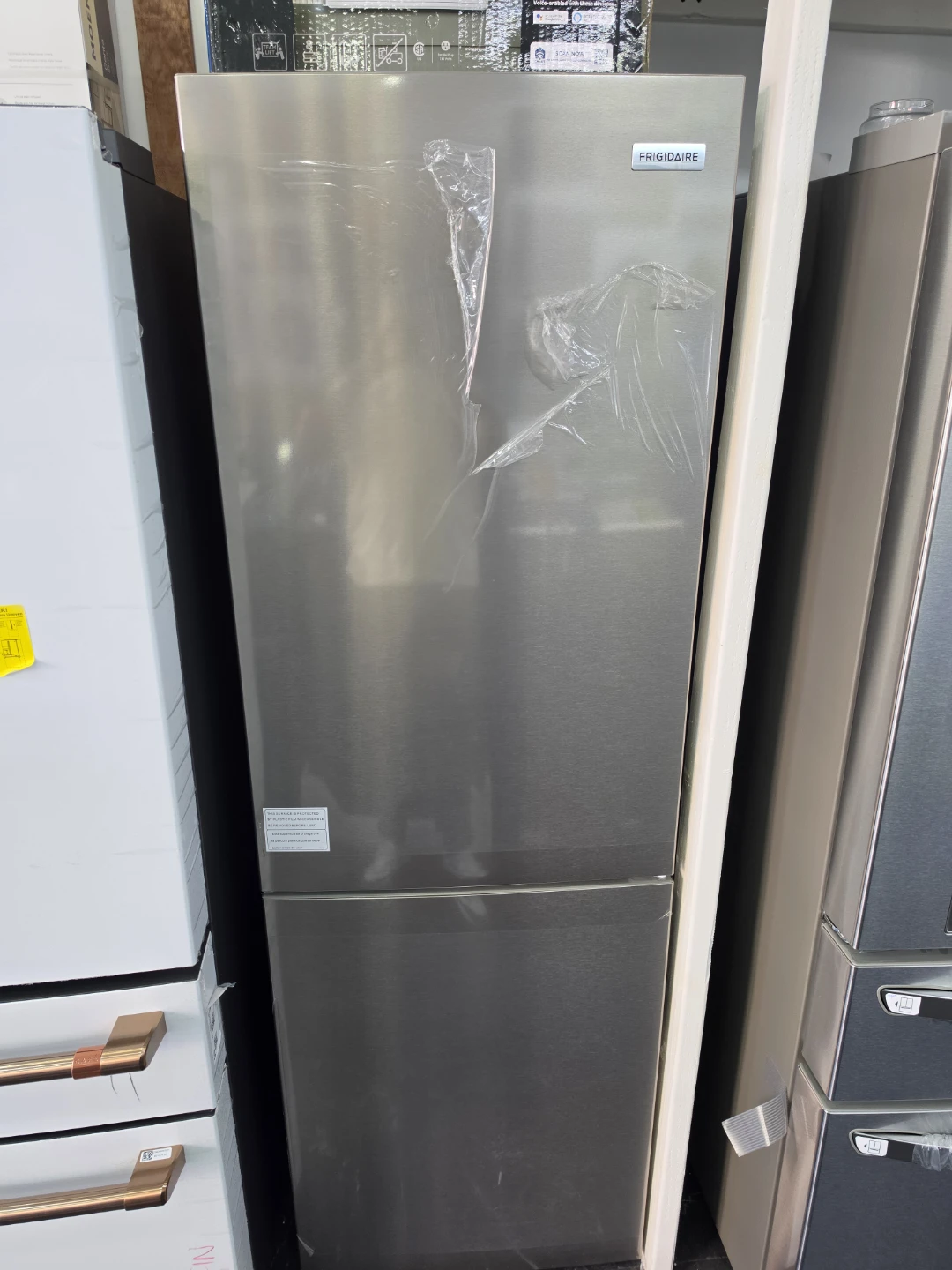 New Frigidaire 24in wide Stainless bottom freezer fridge