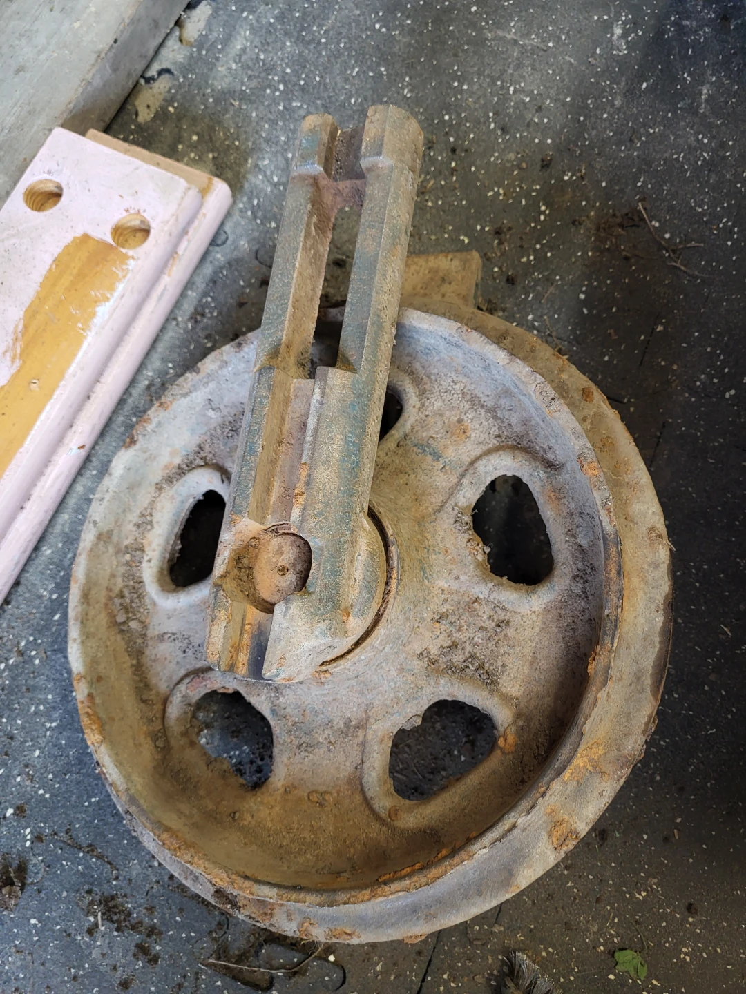 Heavy Duty Excavator Wheel- Decor/ Door Stop
