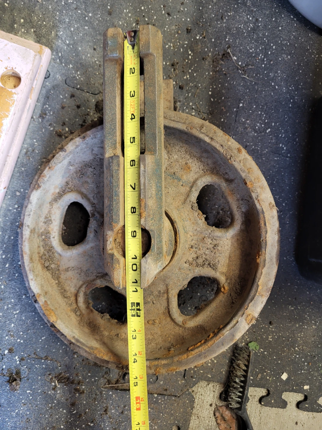 Heavy Duty Excavator Wheel- Decor/ Door Stop - photo 2