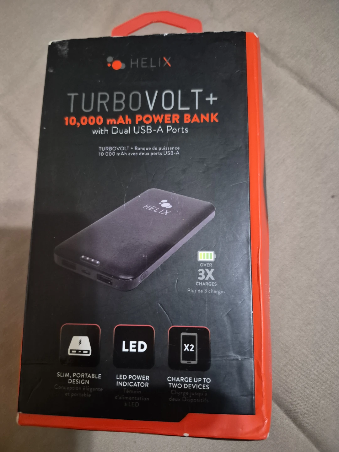 10,000 dual  usb A port