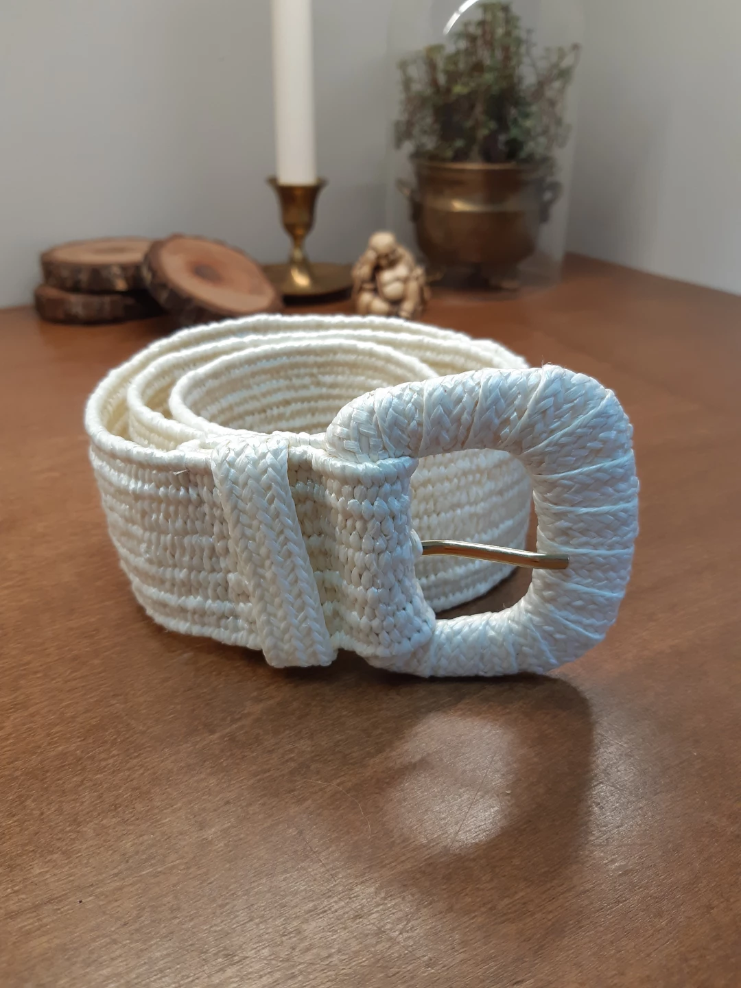 Vintage Hudson's Bay Company White Straw belt