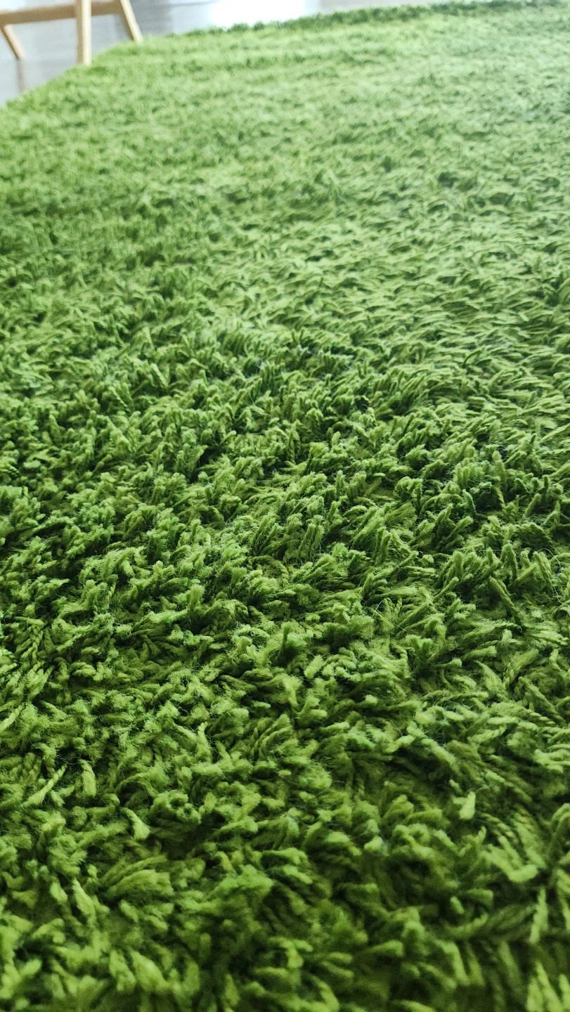 IKEA HAMPEN High Pile Rug - Grass Green - photo 3