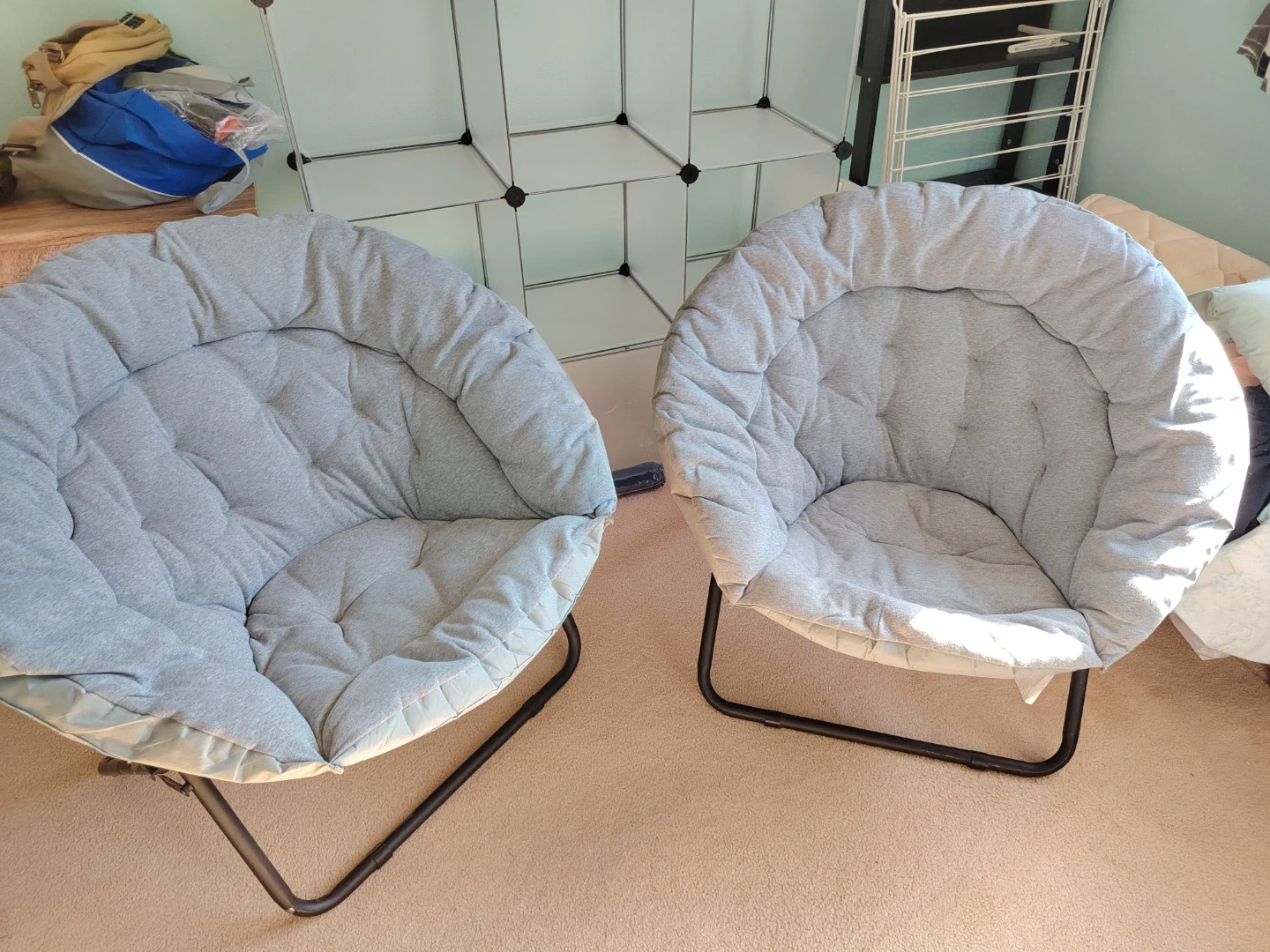 Grey Round Saucer Chair - photo 2