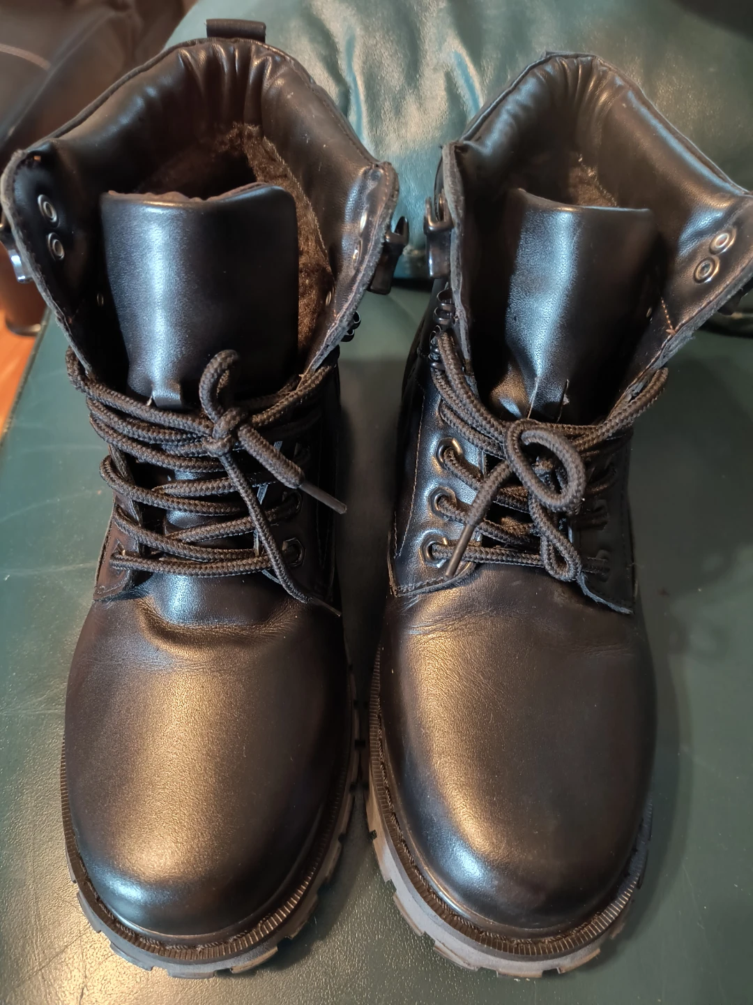 Brand new Black Leather Boots