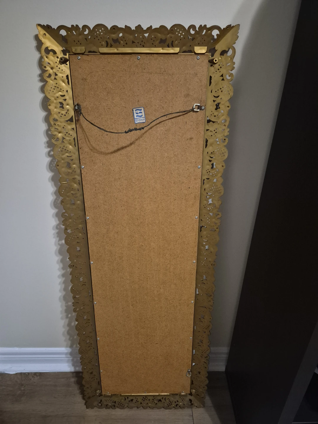 Ornate Gold-Framed Mirror 18x50 inch - photo 5