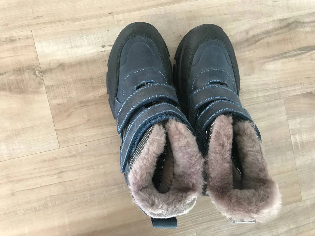 Kids Blue Fur Lined Boots - photo 2