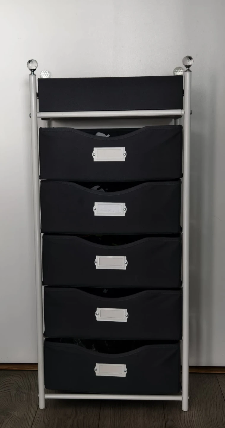 Tall Fabric Drawer Storage Organizer – Compact & Space‑Saving