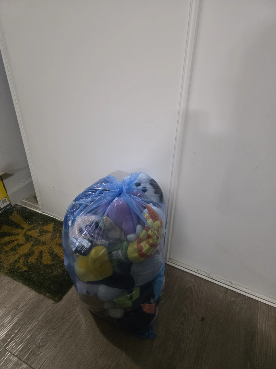 Bag of assorted stuffed toys All Disney