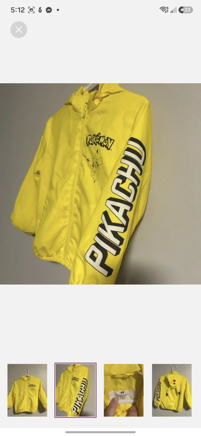 H&M Pokémon Pikachu Jacket - photo 2