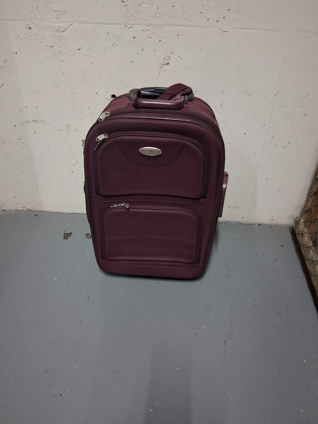 Maroon Carry-On Suitcase