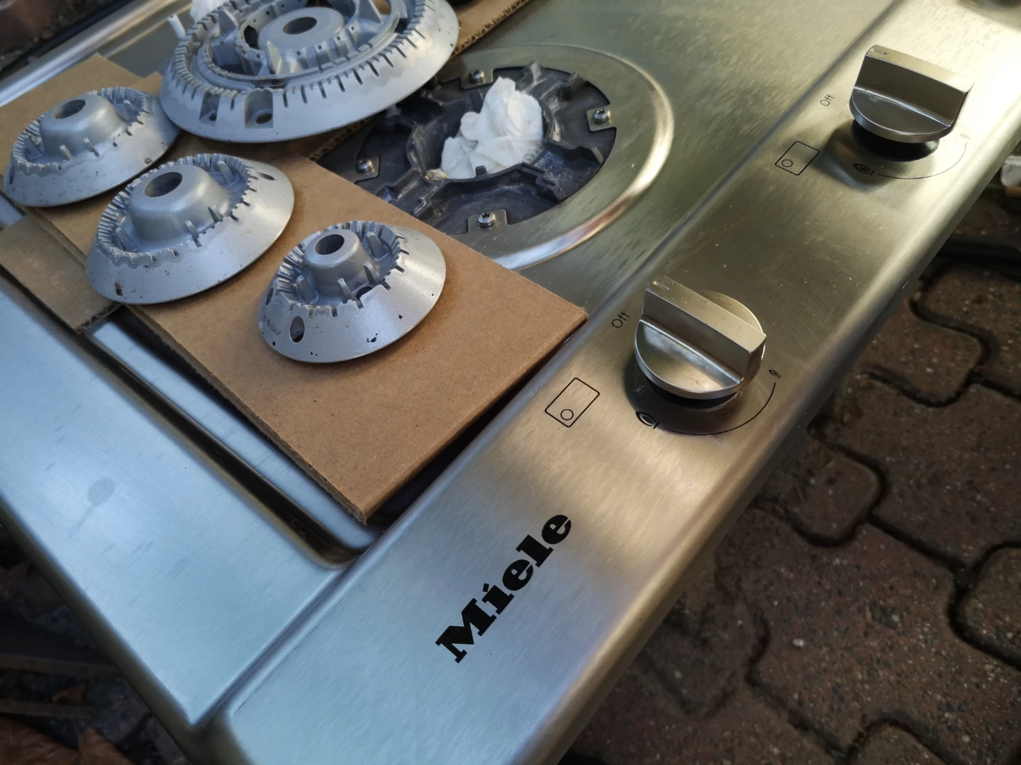 Miele Stainless Steel Gas Cooktop