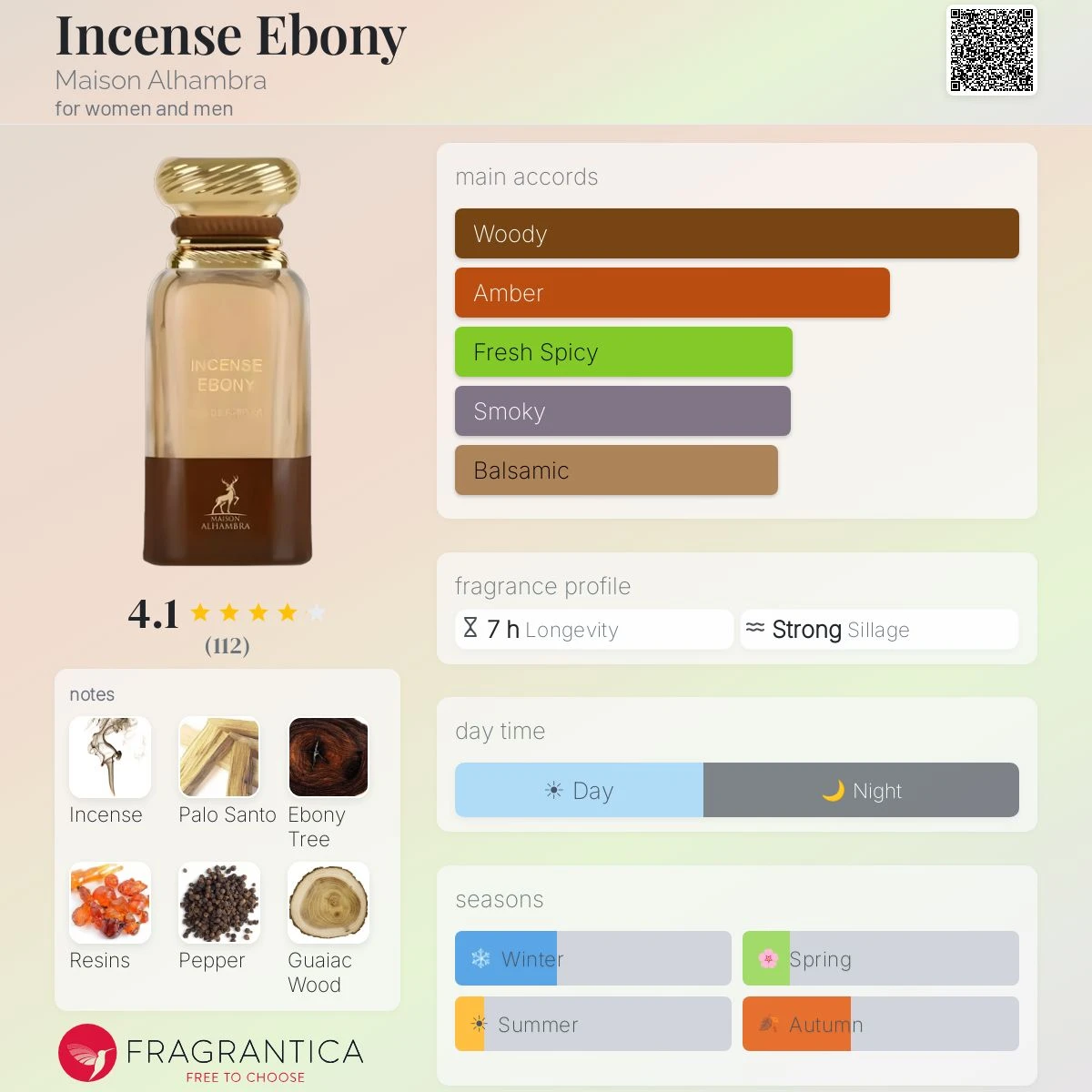 Maison Alhambra Incense Ebony Eau de Parfum - photo 2