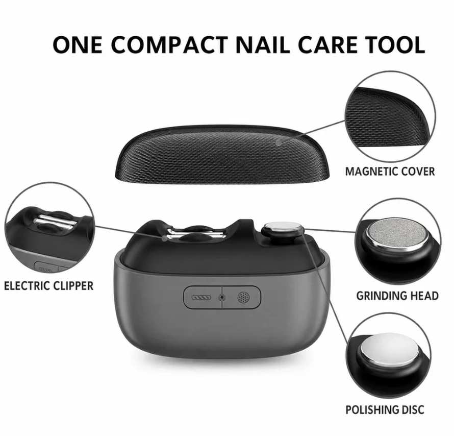 ❤️ Electric Nail Clipper Grinder & Polisher - photo 5