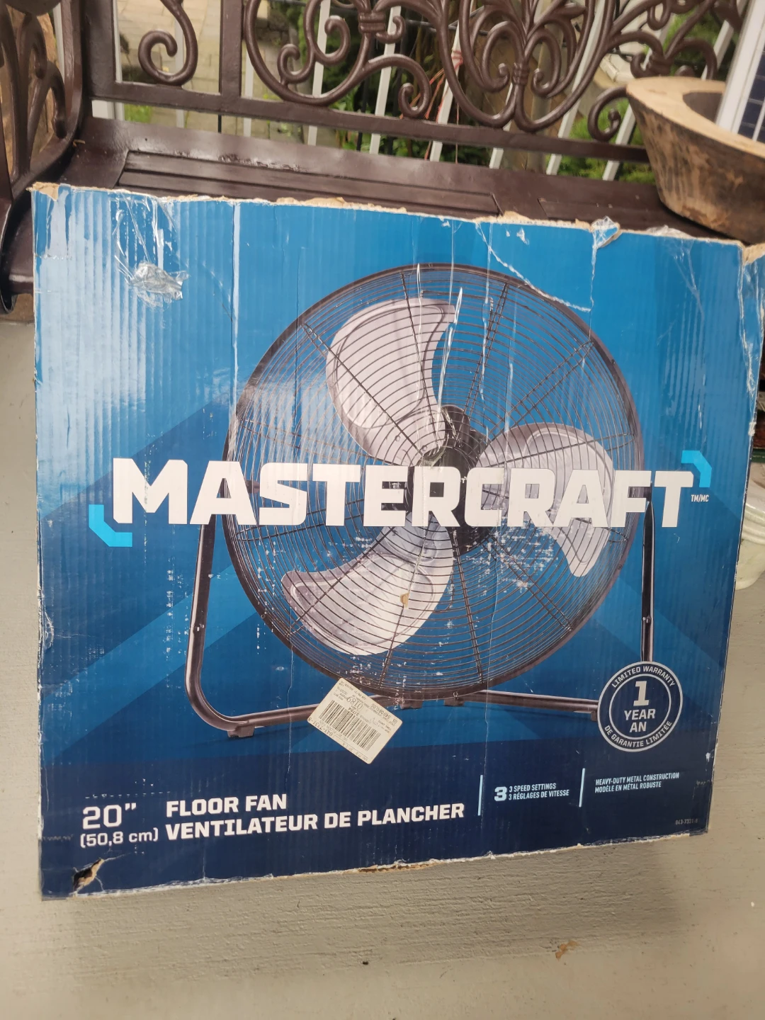 Mastercraft 20" Floor Fan