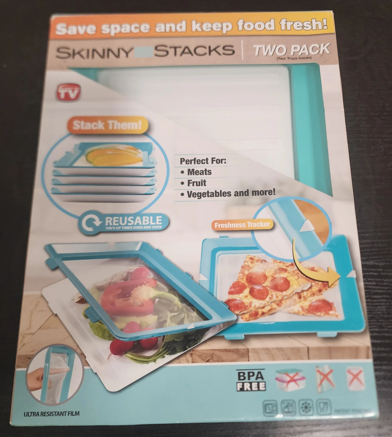 Skinny Stacks Food Storage Containers - Two Pack - photo 2