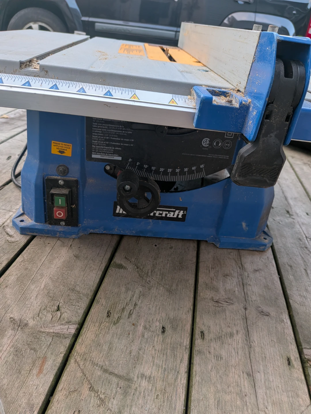 Mastercraft Table Saw