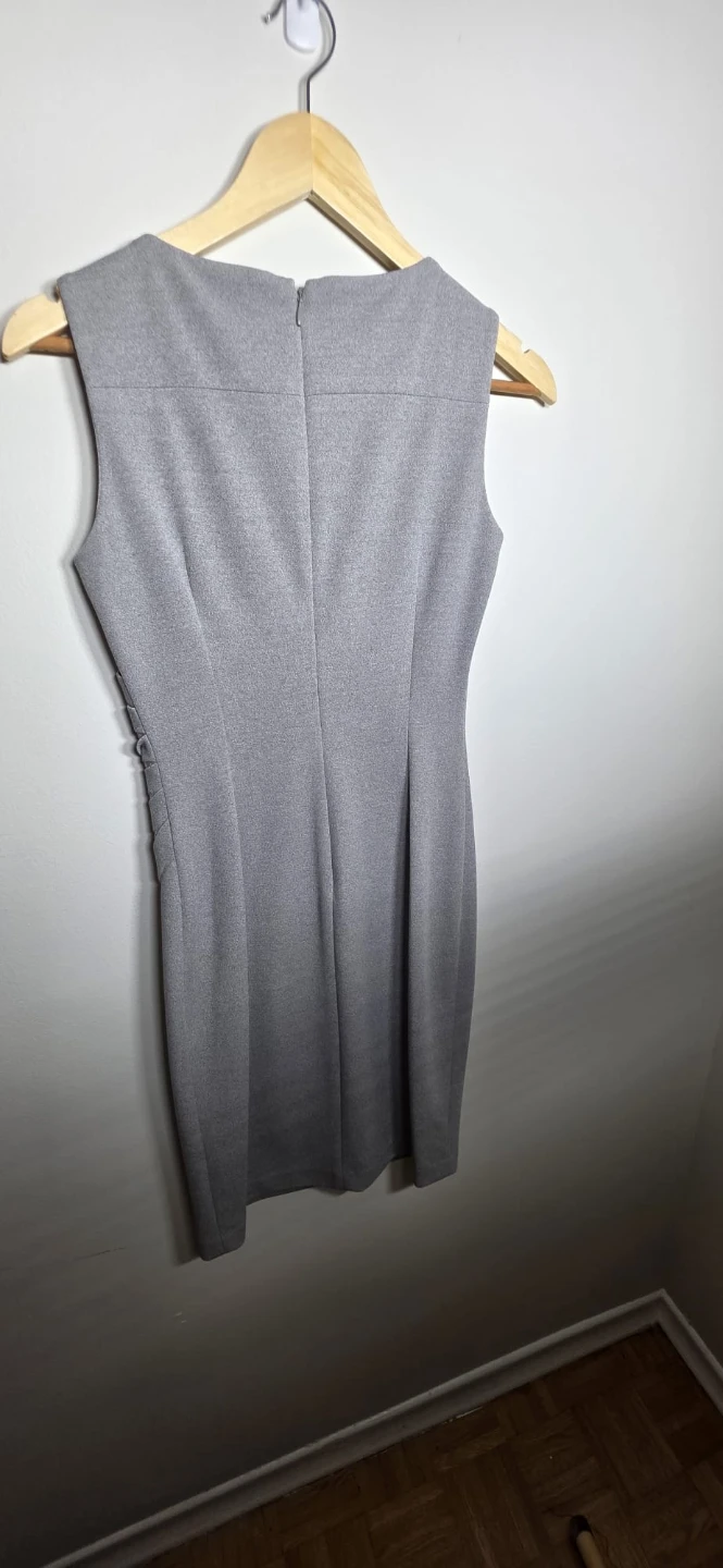 Calvin Klein Grey Sleeveless Sheath Dress - photo 2