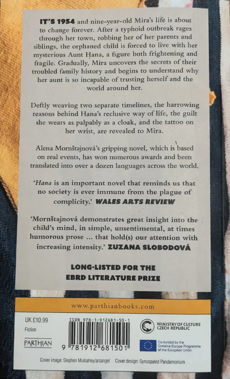 Hana by Alena Mornštajnová Paperback Novel - photo 2