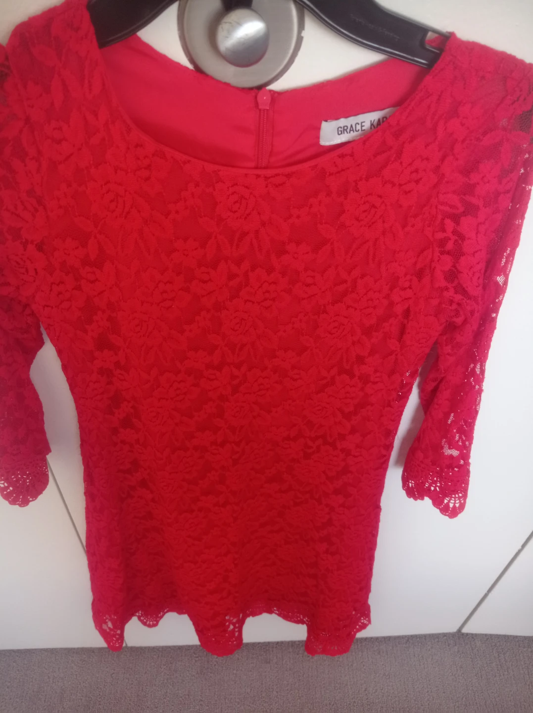 Red Lace Dress - GRACE KARIN - photo 2