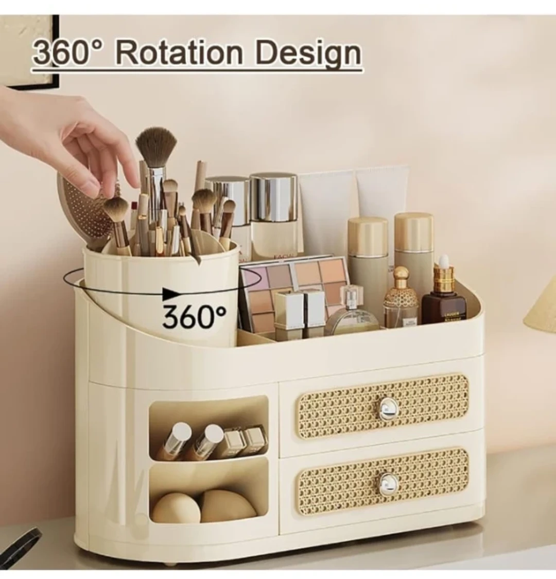 Large Capacity Makeup Organizer Box - photo 4
