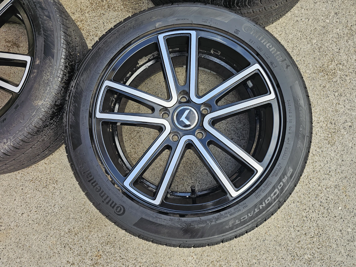 245/45 R18 ALL SEASON TIRES ON ALLOY RIMS 5×120 - photo 5
