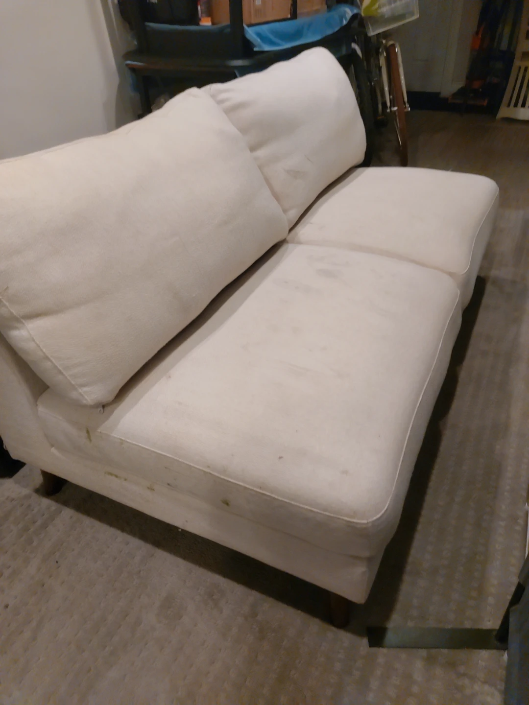 Cream Sofa Sectional - photo 2