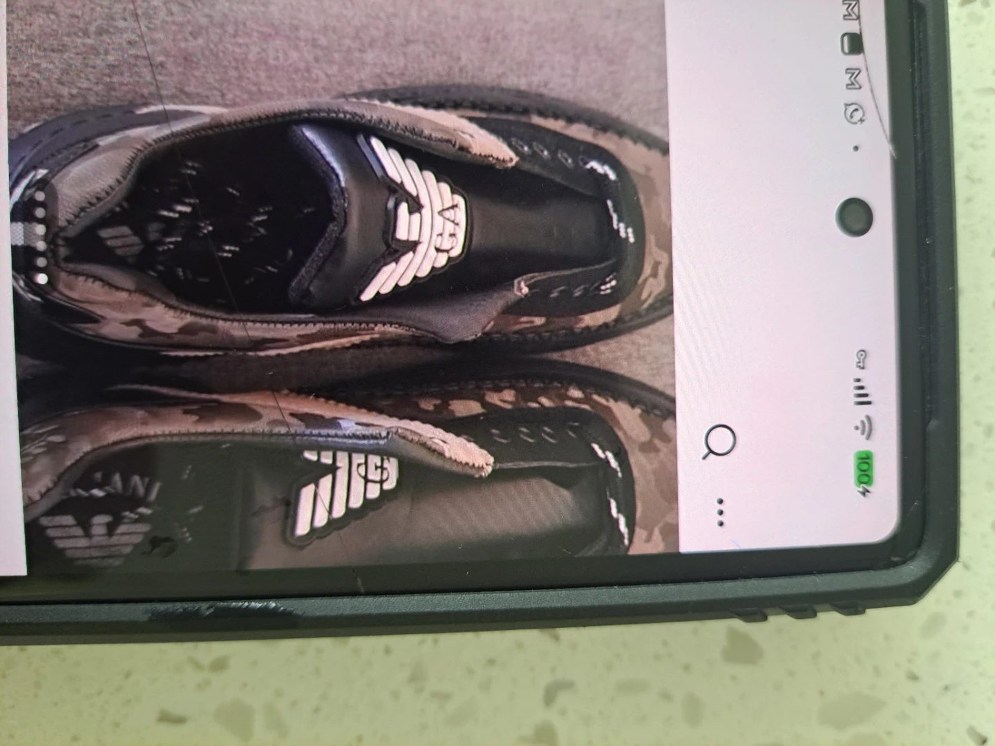 Emporio Armani Camo Sneakers