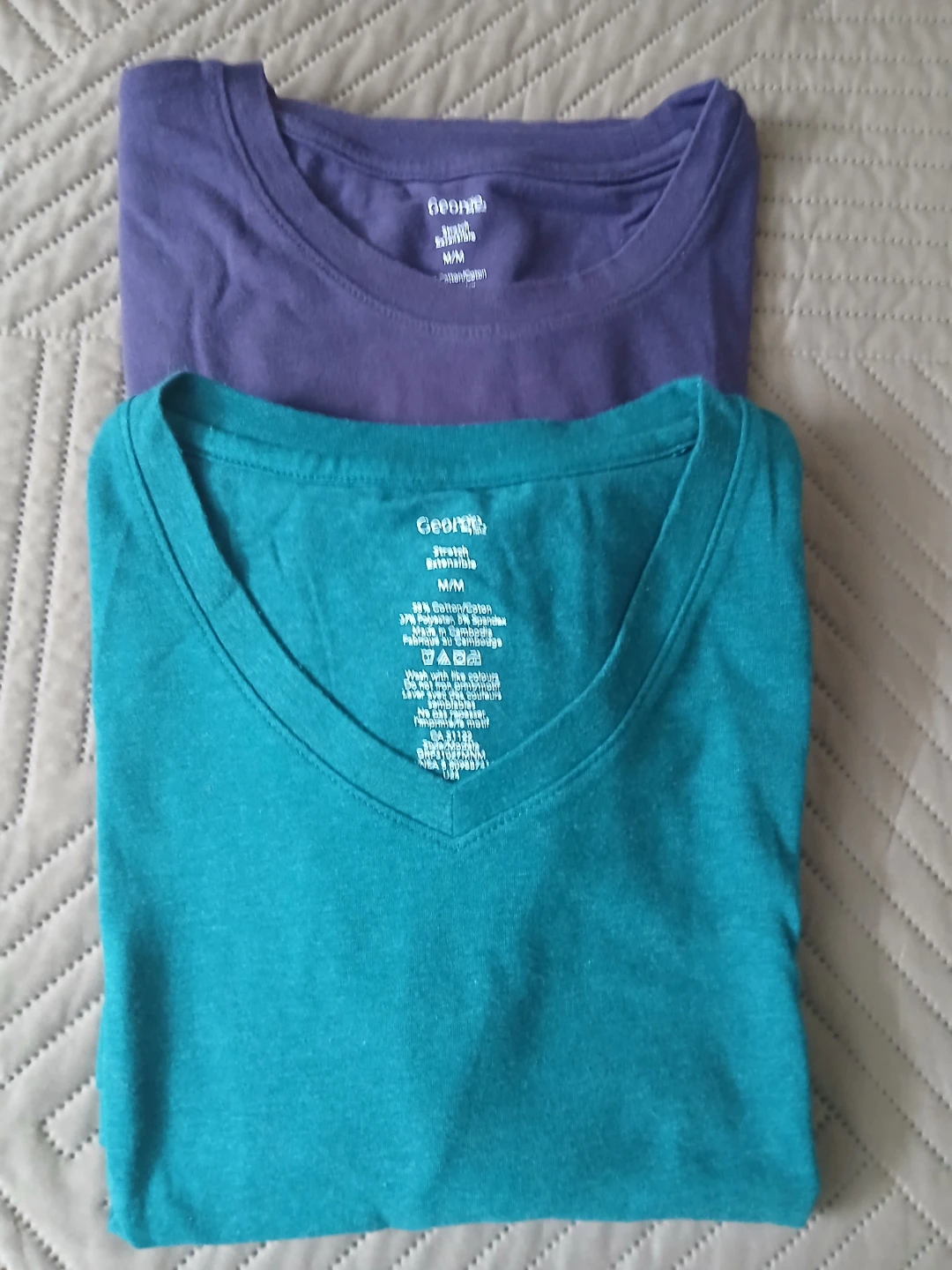 George T-Shirts - 2 Pack - Purple & Teal - photo 4