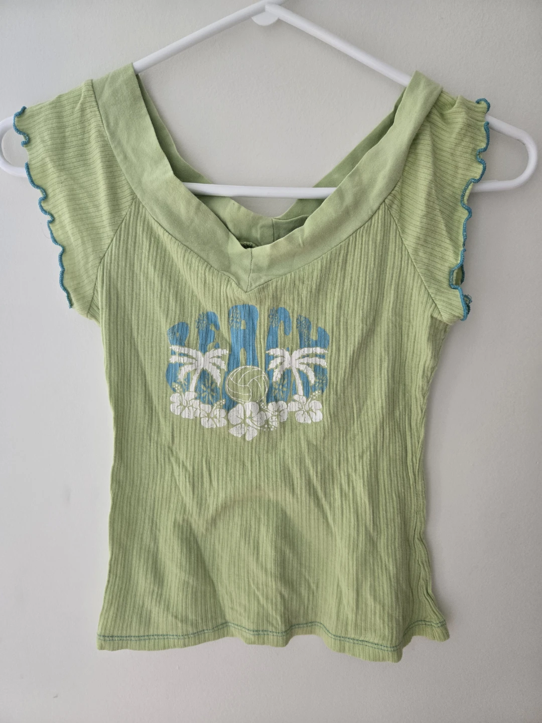 Light Green Graphic T-Shirt - XS
