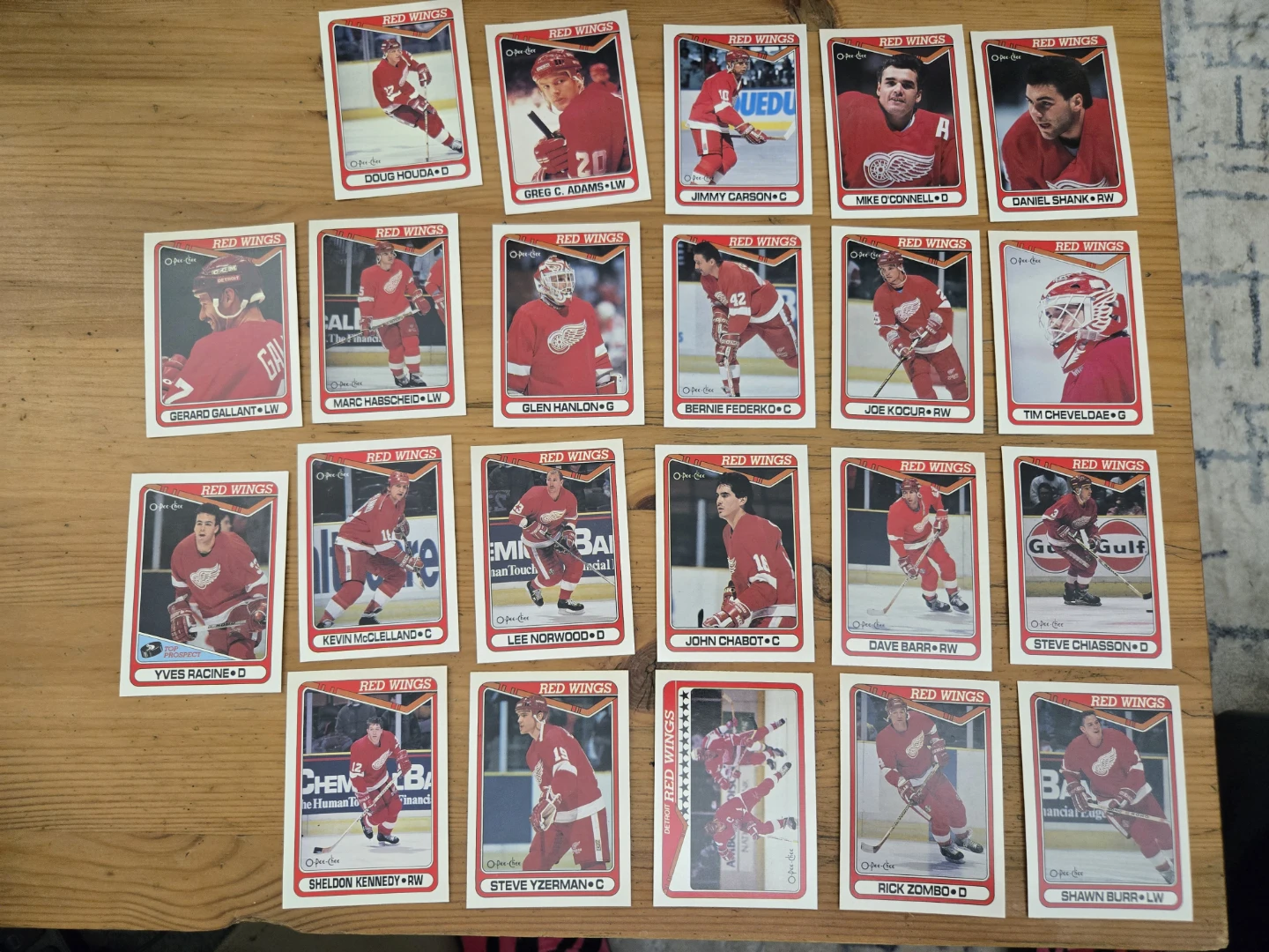 Red Wings Hockey Cards