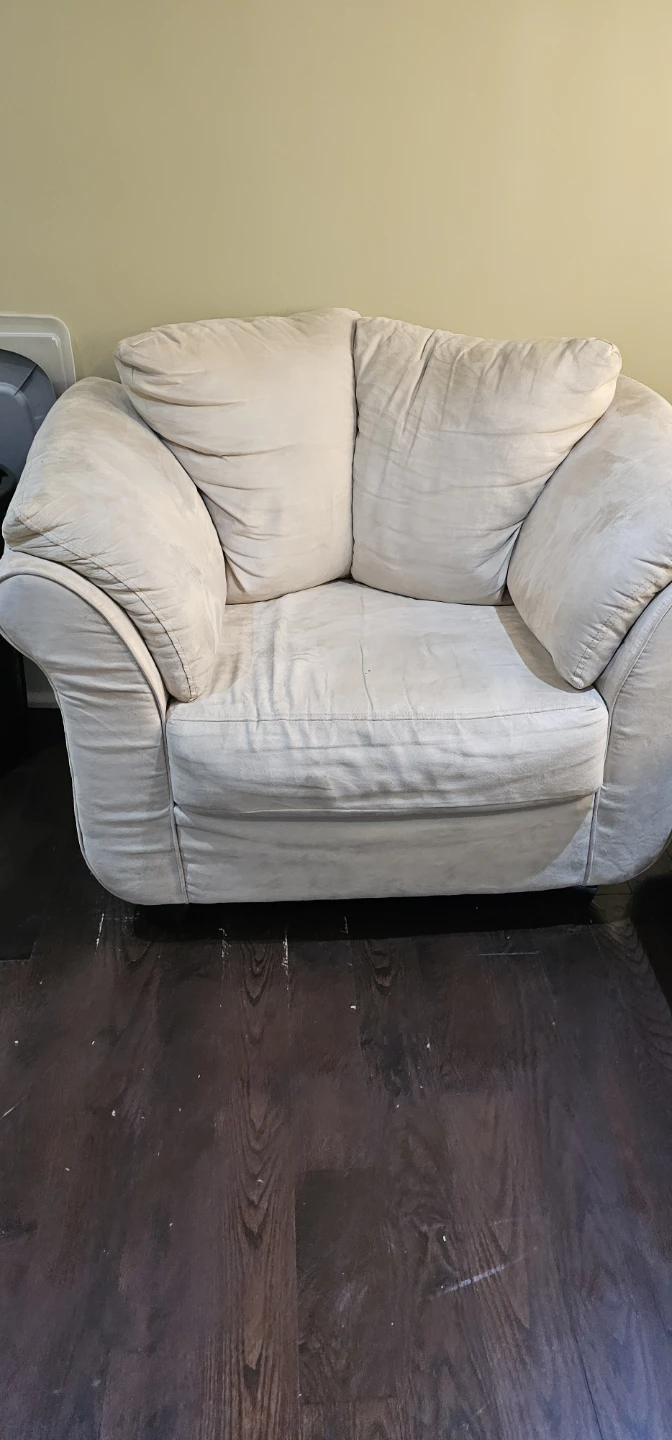 Light Beige Sofa and Loveseat Set - photo 3