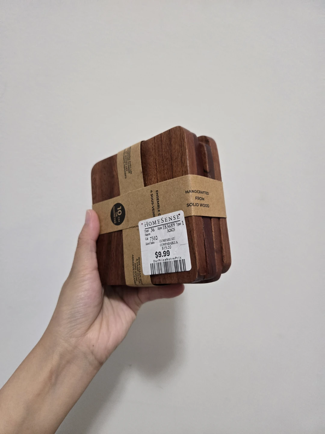 Woodvibes Coasters - Pack of 5