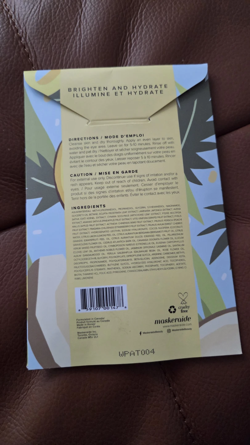 MaskerAide Pineapple Brightening Jelly Mask - photo 2