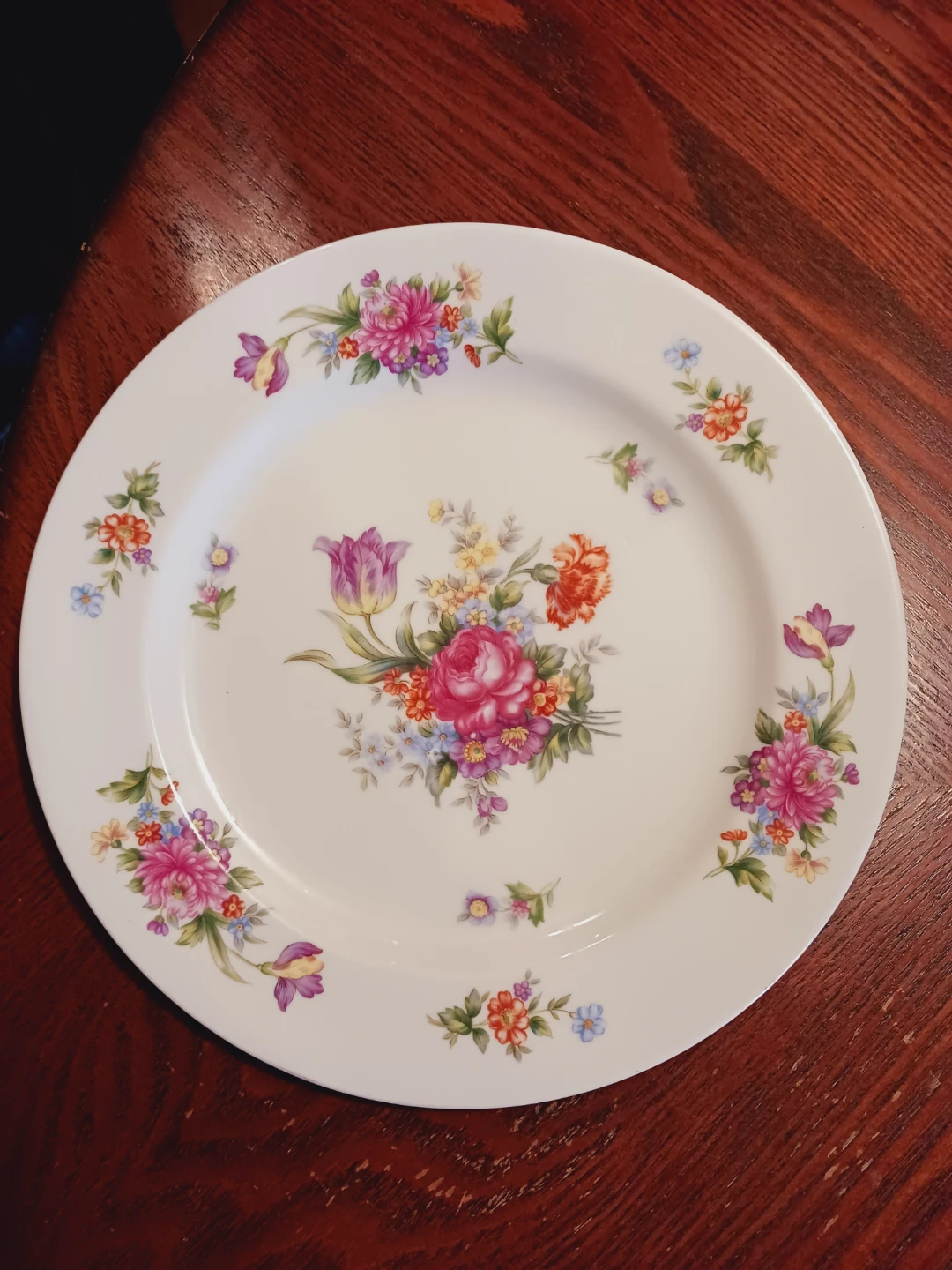 Sango China Occupied Japan Porcelain Floral Plate